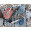 Image 2 : tractor seat , internaional badge , post hole digger