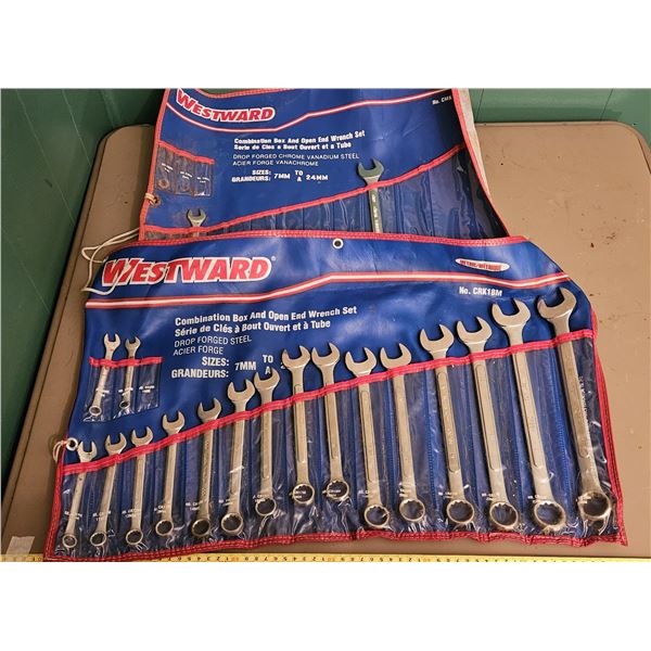 Westward wrench set/w extra sleeve