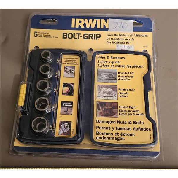 Irwin bolt-grip - sealed in packaging, like new