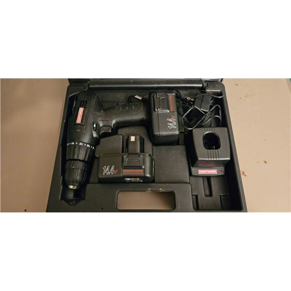 craftsman hand drill W/case