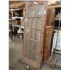 Image 2 : 80" x 28" wooden glass door