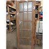 Image 3 : 80" x 28" wooden glass door