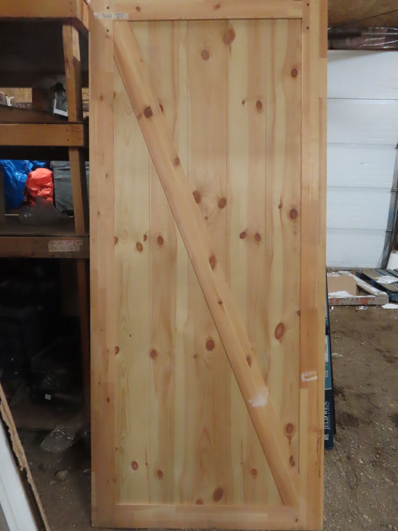 37 X 84 Barn Style Wooden Door Schmalz Auctions 37 x 84 barn style wooden door schmalz auctions