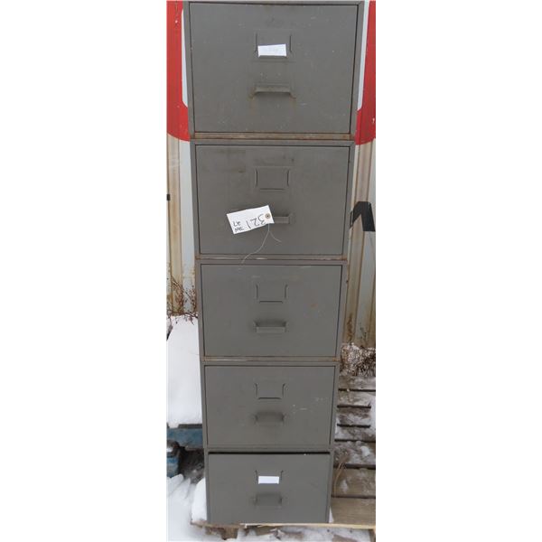 set of stackable filing cabinets 5 cabinets - Schmalz Auctions