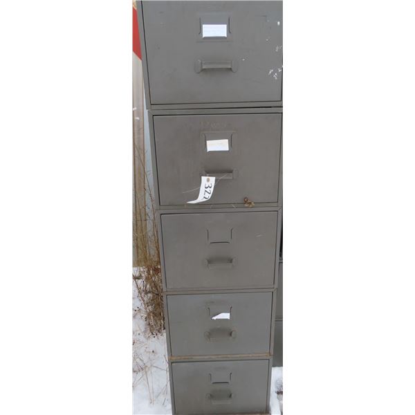 set of stackable filing cabinets 5 cabinets - Schmalz Auctions