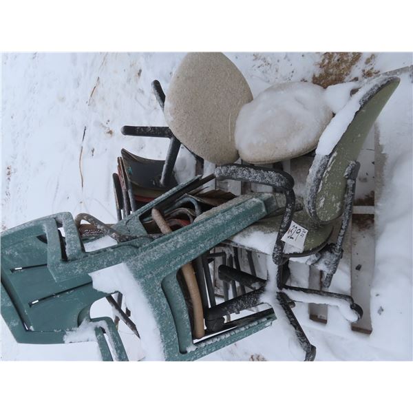 lot of office chairs