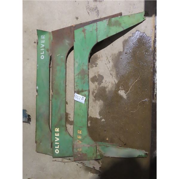 three oliver tractor side panels