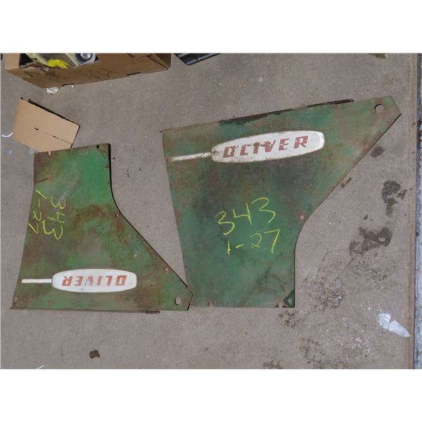 oliver tractor side panels