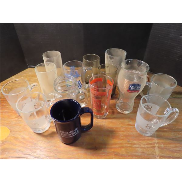 lot of glass cups