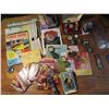 Image 1 : box of watches , adult playing cards , misc knick knacks
