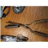Image 3 : vintage hair crimper , salon scissors , lot of belts