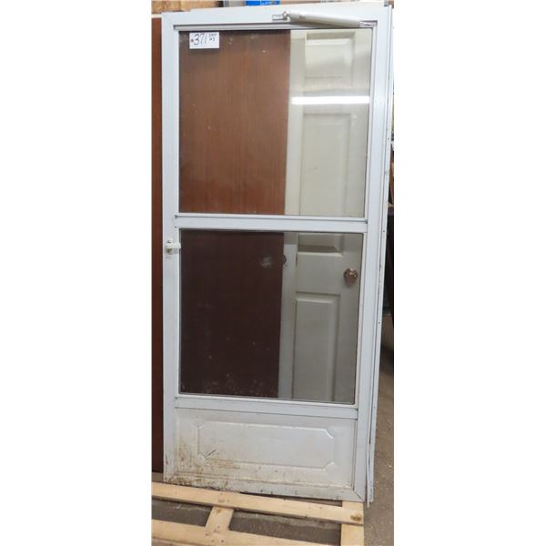 35.5" x 79" storm door