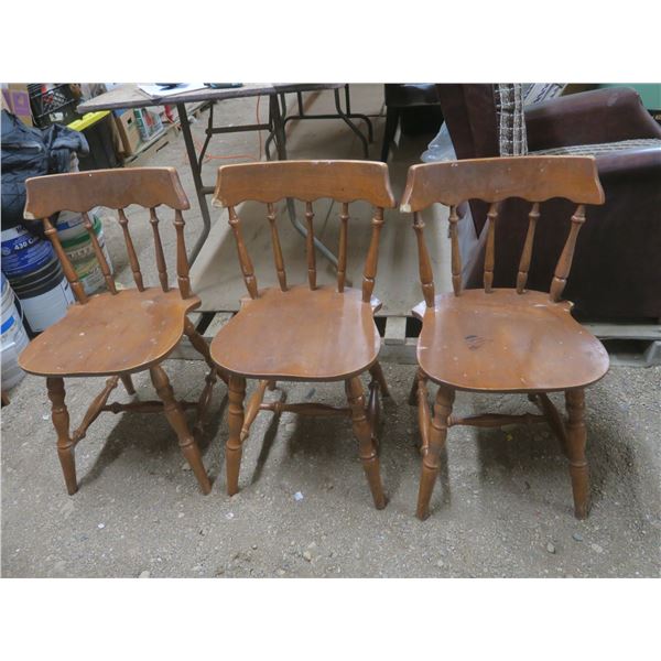 3 vintage chairs