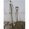 Image 1 : pitchfork and tool handles