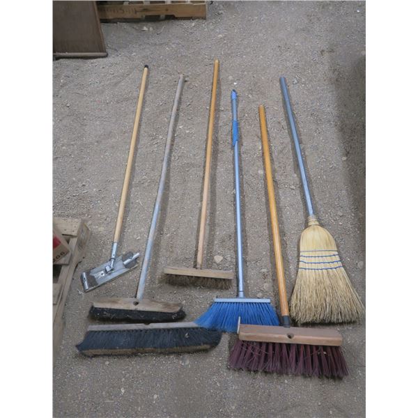 lot of brooms