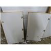 Image 3 : 2 restaurant table tops (28"x84" & 25.5"x72") and 2 cupboard doors (20"x37")