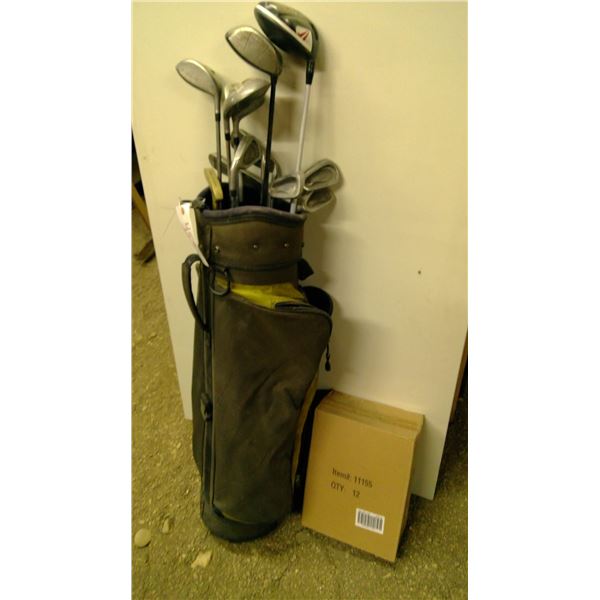 golf clubs in baga and 12 selfie sticks