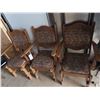Image 2 : set of 3 nice wooden restaurant chairs
