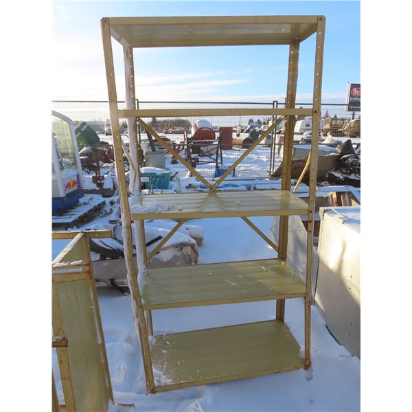 steel storage shelf