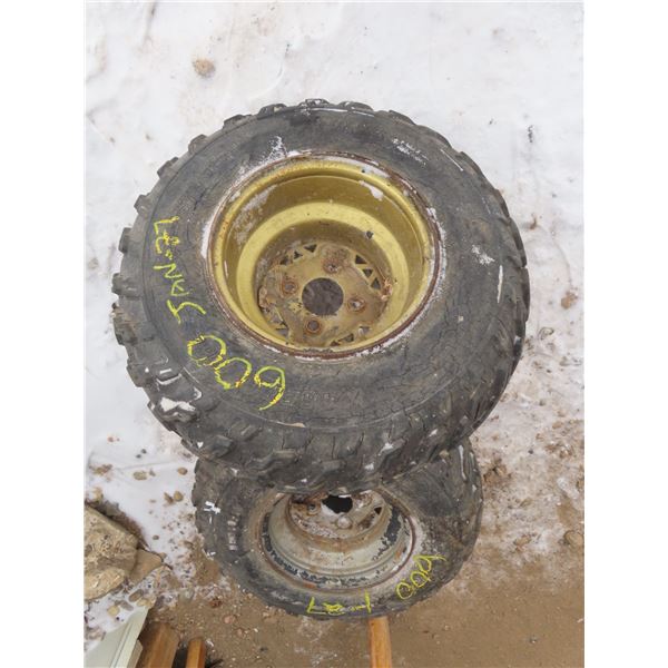 set of quad tires  22x10