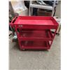 Image 1 : Big red tool cart on wheels