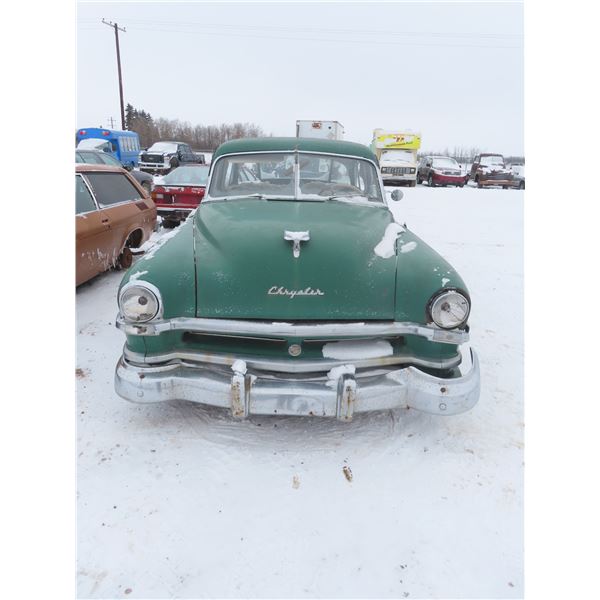 1952 chrysler windsor deluxe vin unknown