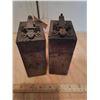 Image 1 : Model 60 New York,  USA, ignition coil oak wooden box (PAIR