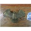 Image 3 : brass eagle belt buckle and Coors Light rodeo patch