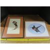 Image 1 : hummingbird picture and native art print in frames