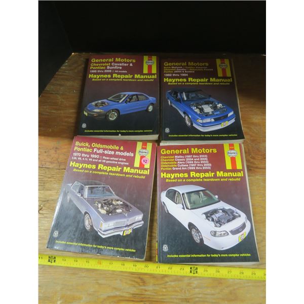 vintage Haynes repair manuals - GM