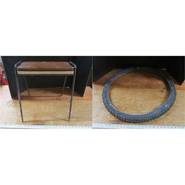 bike tire - 26x1.95 & heavy duty stacking stool