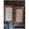 Image 2 : 41.25" wide marble bathroom sink , taps , drain , 2 doors
