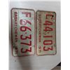 Image 1 : 1971 SK licence plates