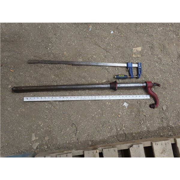 long bench clamp water pump