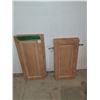 Image 1 : 4 cabinet doors, 2-11 7/8" x 26 3/8", 2-11 7/8" x 23 7/8"