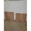 Image 2 : 4 cabinet doors, 2-11 7/8" x 26 3/8", 2-11 7/8" x 23 7/8"