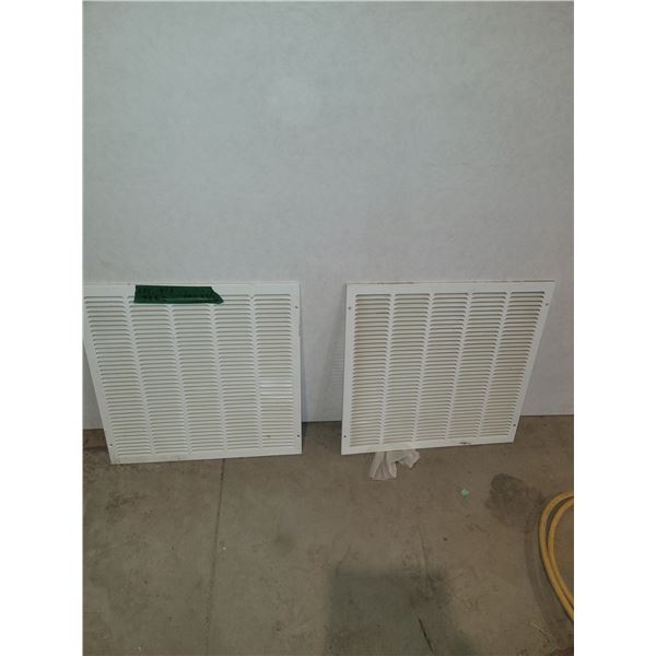 2 new door vents 21.5" x 21.5"