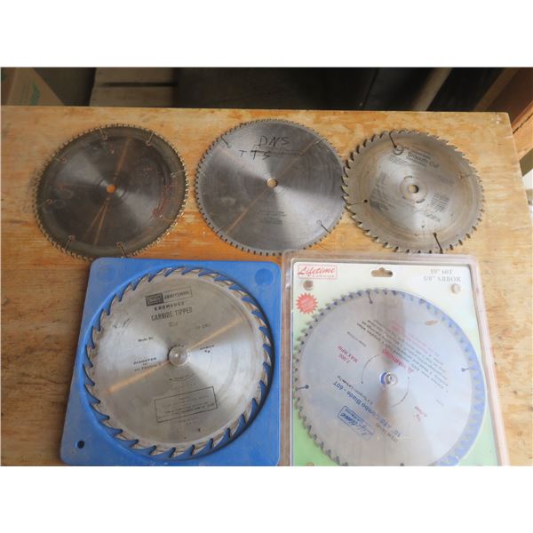 lot of 10" saw blades