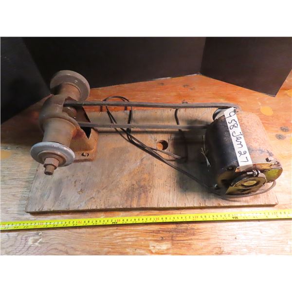 1/4 HP GE motor sharpening stone
