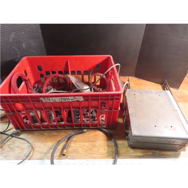 CB radio W/ coaxials, misc hardware