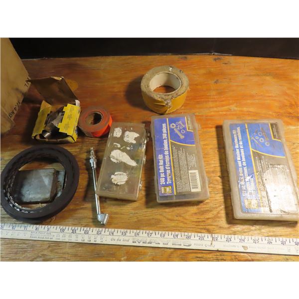 Fuses, bolts, hardware, piston rings, misc fuel lines