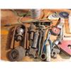 Image 2 : Box of hand tools, sockets, wrenches, drill bits, hardware