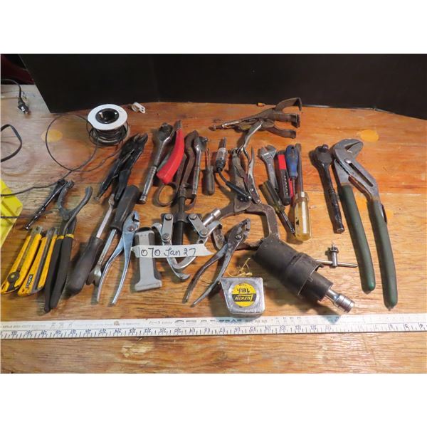 Large crate of tools
