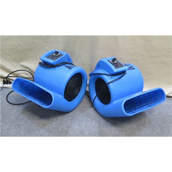 Qty 2 One Dry Air Movers Model AP110009