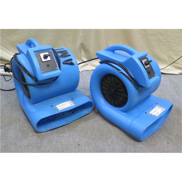 Qty 2 One Dry Air Movers Model AP110009