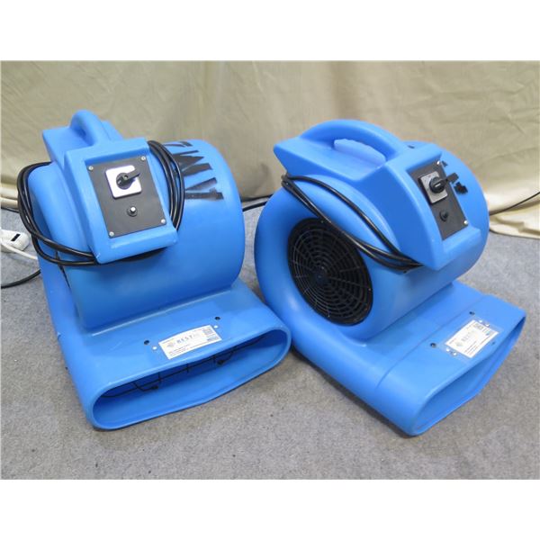 Qty 2 One Dry Air Movers Model AP110009