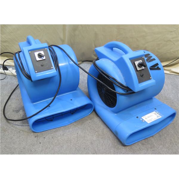 Qty 2 One Dry Air Movers Model AP110009