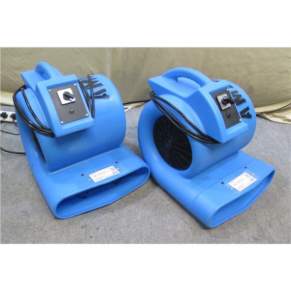 Qty 2 One Dry Air Movers Model AP110009