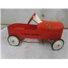 Image 1 : 1960s Dare Devil Pressed Metal Pedal Car 29'' x 14'' x 13'' -Original