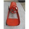 Image 7 : 1960s Dare Devil Pressed Metal Pedal Car 29'' x 14'' x 13'' -Original